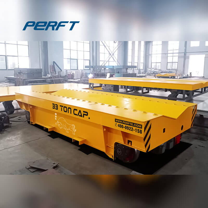Custom Industrial Steel Structure Cable Drum Powered Transfer Wagon