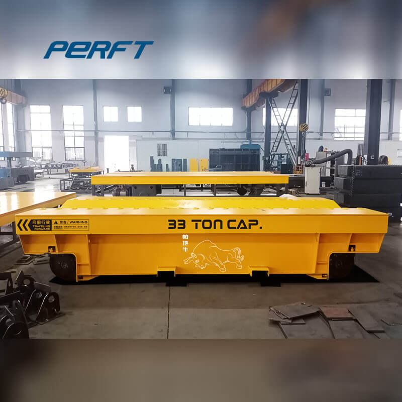 Custom Industrial Steel Structure Cable Drum Powered Transfer Wagon